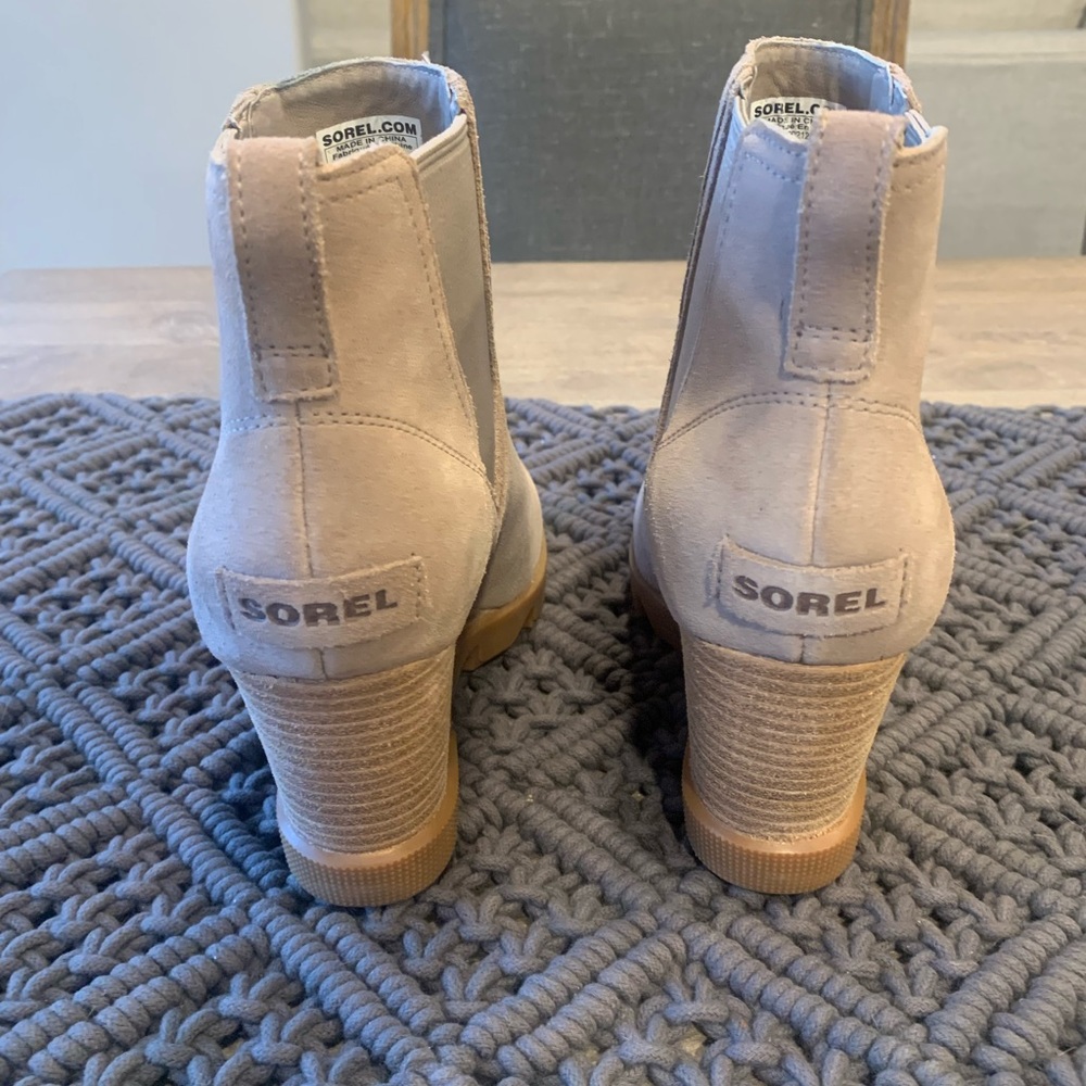 Sorel Joan Uptown Wedge in Taupe